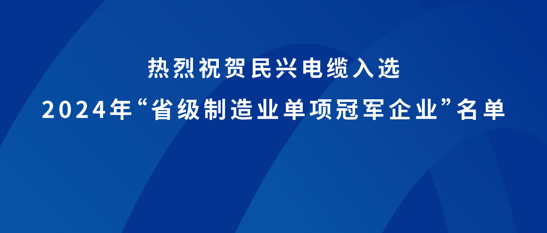 民興榮獲廣東省制造業(yè)單項(xiàng)冠軍！